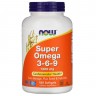 Now Foods Super Omega 3-6-9 1200 mg - Жирные Кислоты Супер Омега 3-6-9 
