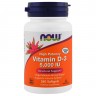 Now Foods Vitamin D-3 5000 IU - Витамин D3 5000 МЕ (125 мкг)