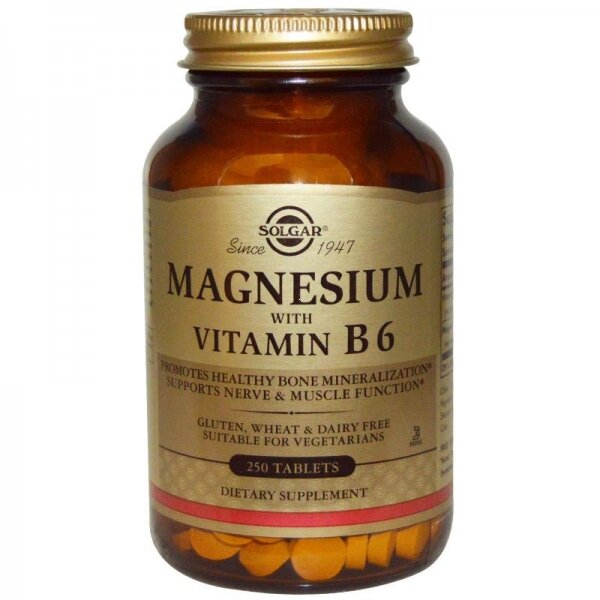 Solgar Magnesium with Vitamin B6 - Магний с Витамином B6 