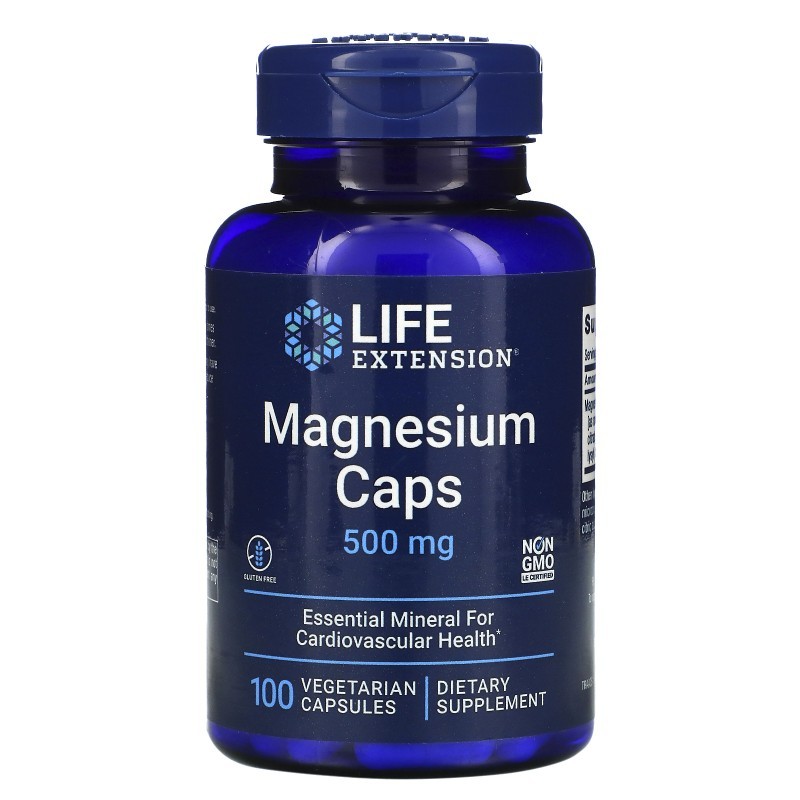 Life Extension Magnesium Caps 500 mg - Магний 100 капсул