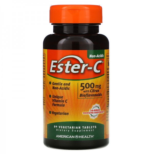 American Health Ester-C 500 mg with Citrus Bioflavonoids - Витамин С с Комплексом Биофлавоноидов 90 таблеток