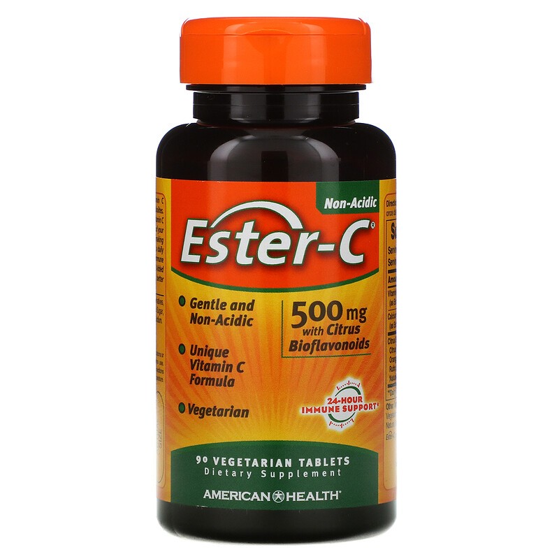 American Health Ester-C 500 mg with Citrus Bioflavonoids - Витамин С с Комплексом Биофлавоноидов 90 таблеток
