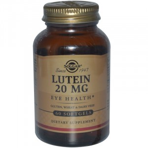Solgar Lutein 20 mg - Лютеин 60 капсул \ до 03.2025
