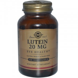Solgar Lutein 20 mg - Лютеин 60 капсул