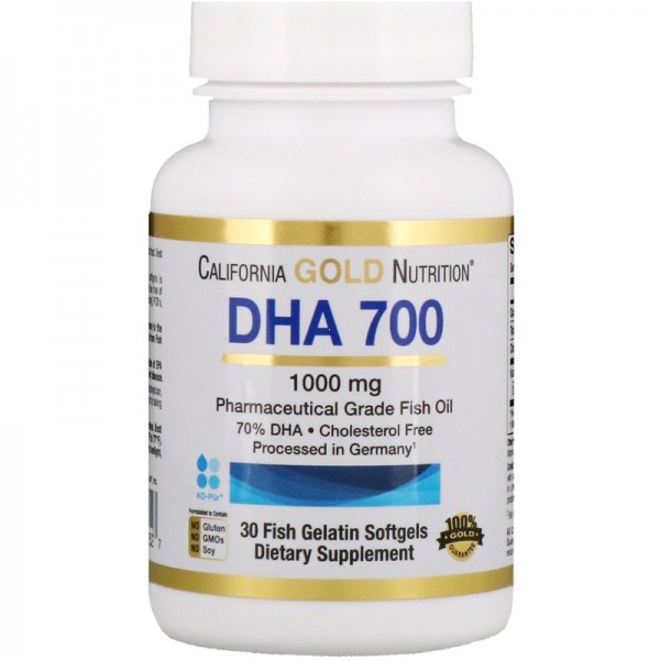 California Gold Nutrition DHA 700 1000 mg - 30 капсул