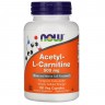 Now Foods Acetyl-L-Carnitine 500 mg - Ацетил-L-Карнитин 100 капсул