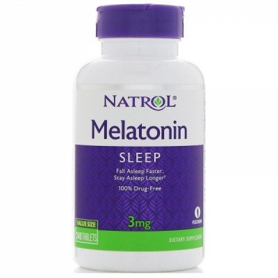 Natrol Melatonin 3 mg - Мелатонин 240 таблеток