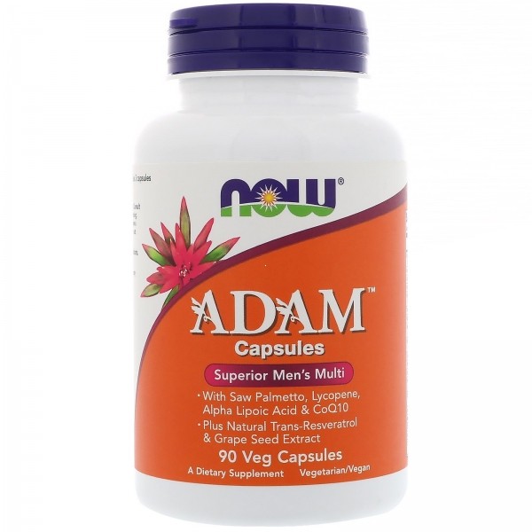 Now Foods ADAM Capsules Superior Men's Multi - Комплекс Витаминов и Минералов для Мужчин 90 капсул 