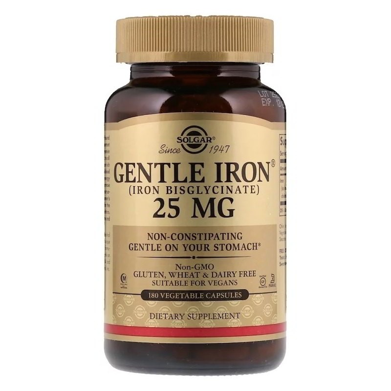 Solgar Gentle Iron 25 mg - Хелат Бисглицината Железа