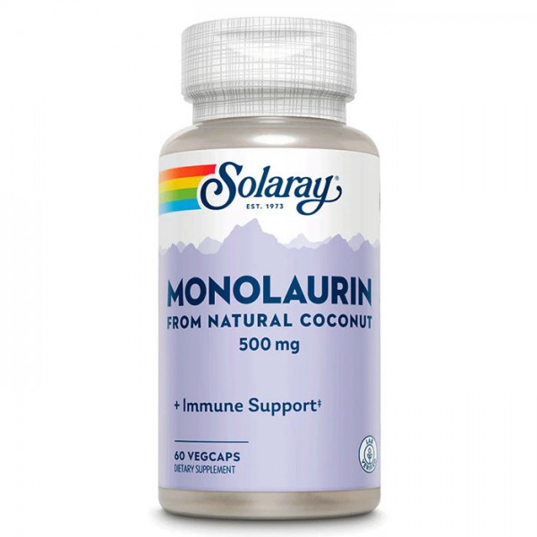 Solaray Monolaurin 500 mg - Монолаурин из Натурального Кокоса 60 капсул 