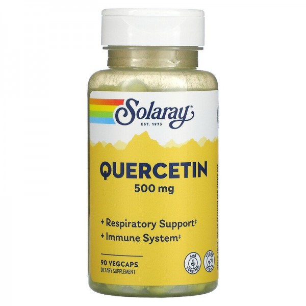Solaray Quercetin 500 mg - Кверцетин 90 растительных капсул \ до 12.2025