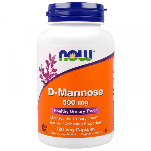 Now Foods D-Mannose 500 mg - D-Манноза