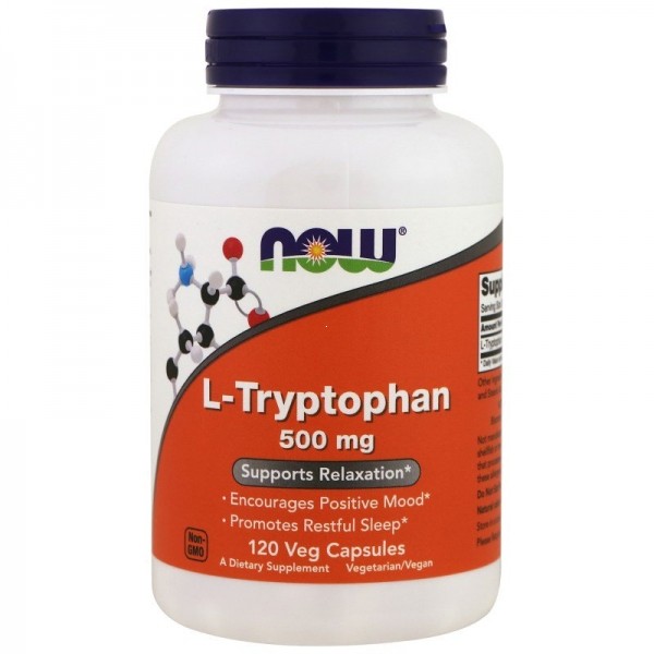 Now Foods L-Tryptophan 500 mg - Триптофан