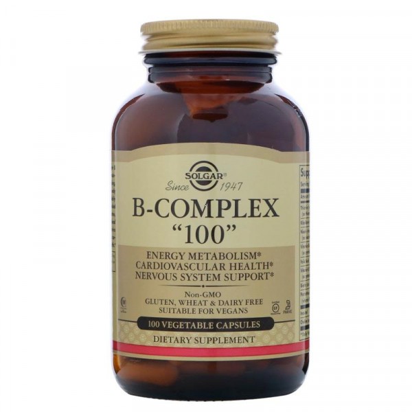 Solgar B-Complex "100" - Комплекс  Витаминов Группы B 