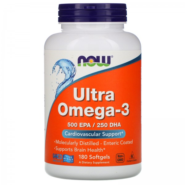 Now Foods Ultra Omega-3 500 EPA / 250 DHA - Ультра Омега-3 